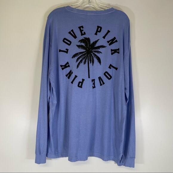 PINK Victoria Secret long sleeve tee size Large - Picture 4 of 14